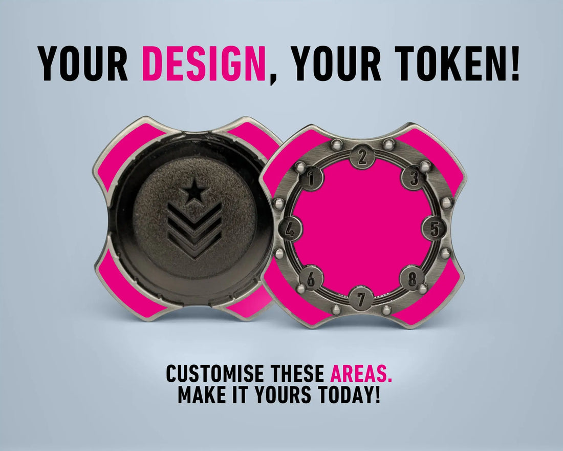 Custom MK.III Ball Tokens Charlie Victor Products Ltd