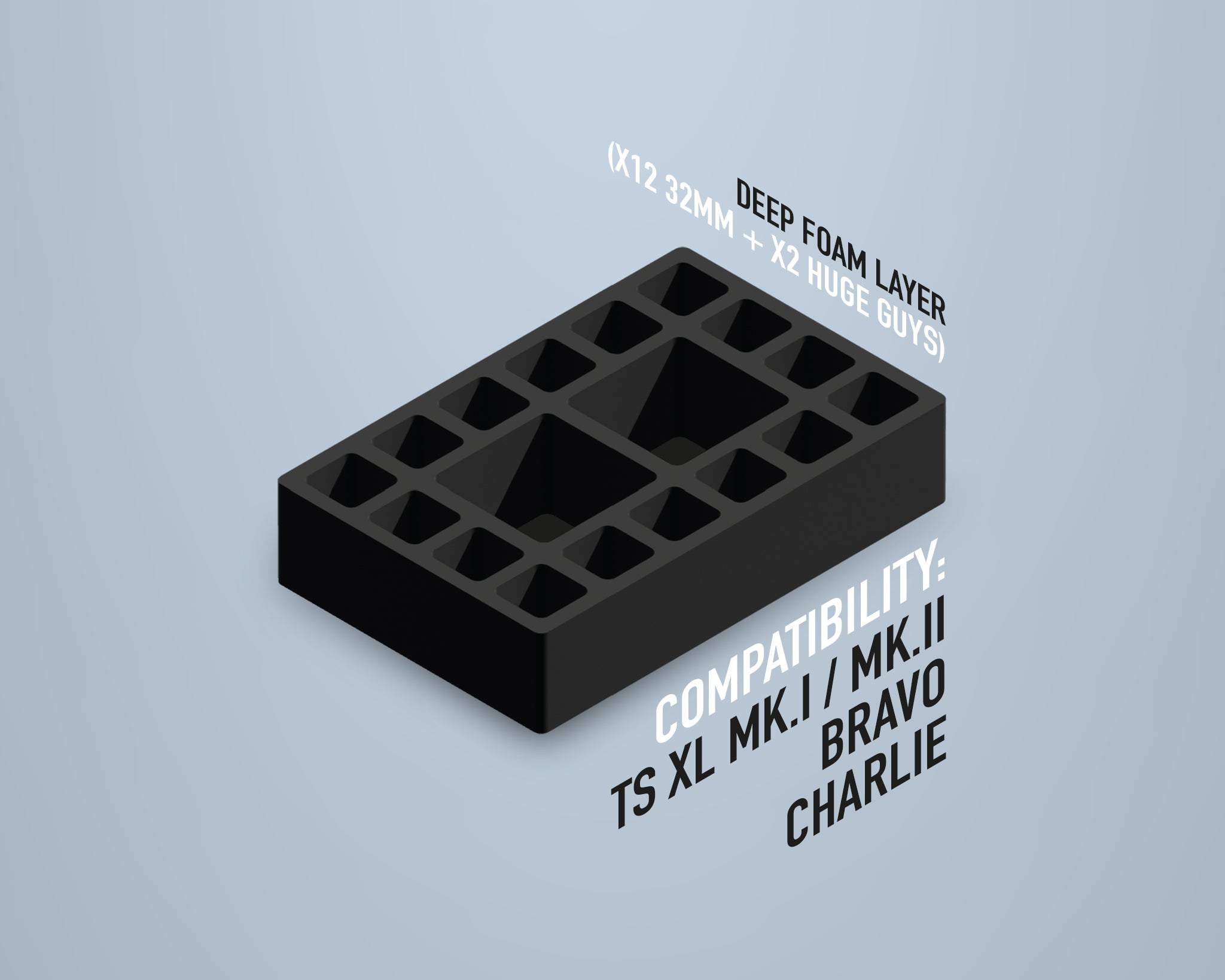 Thick Skull Case & Archive Foams