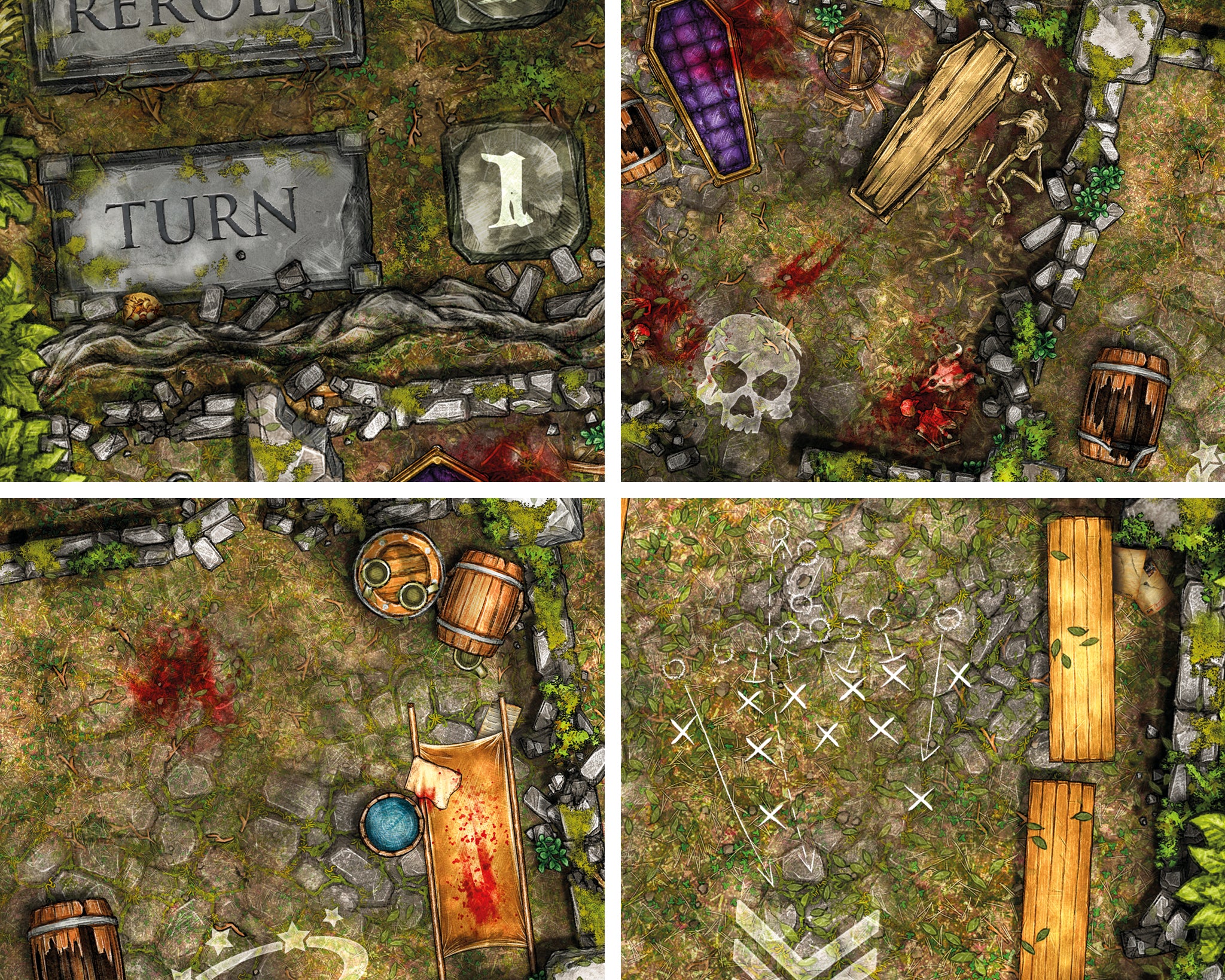 The Old Pitch & Dugouts Set