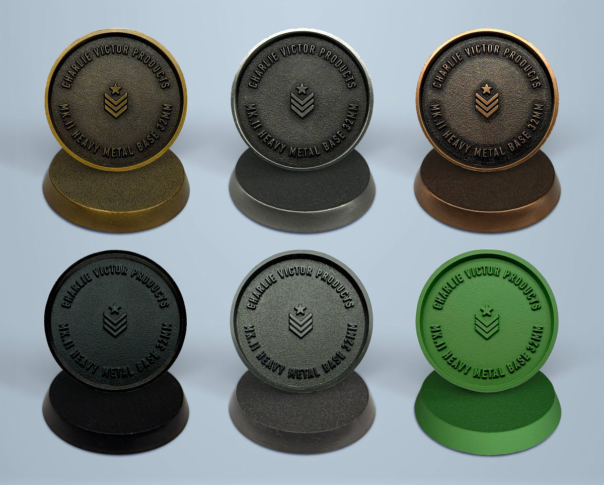 MK.II Heavy Metal Miniature Bases