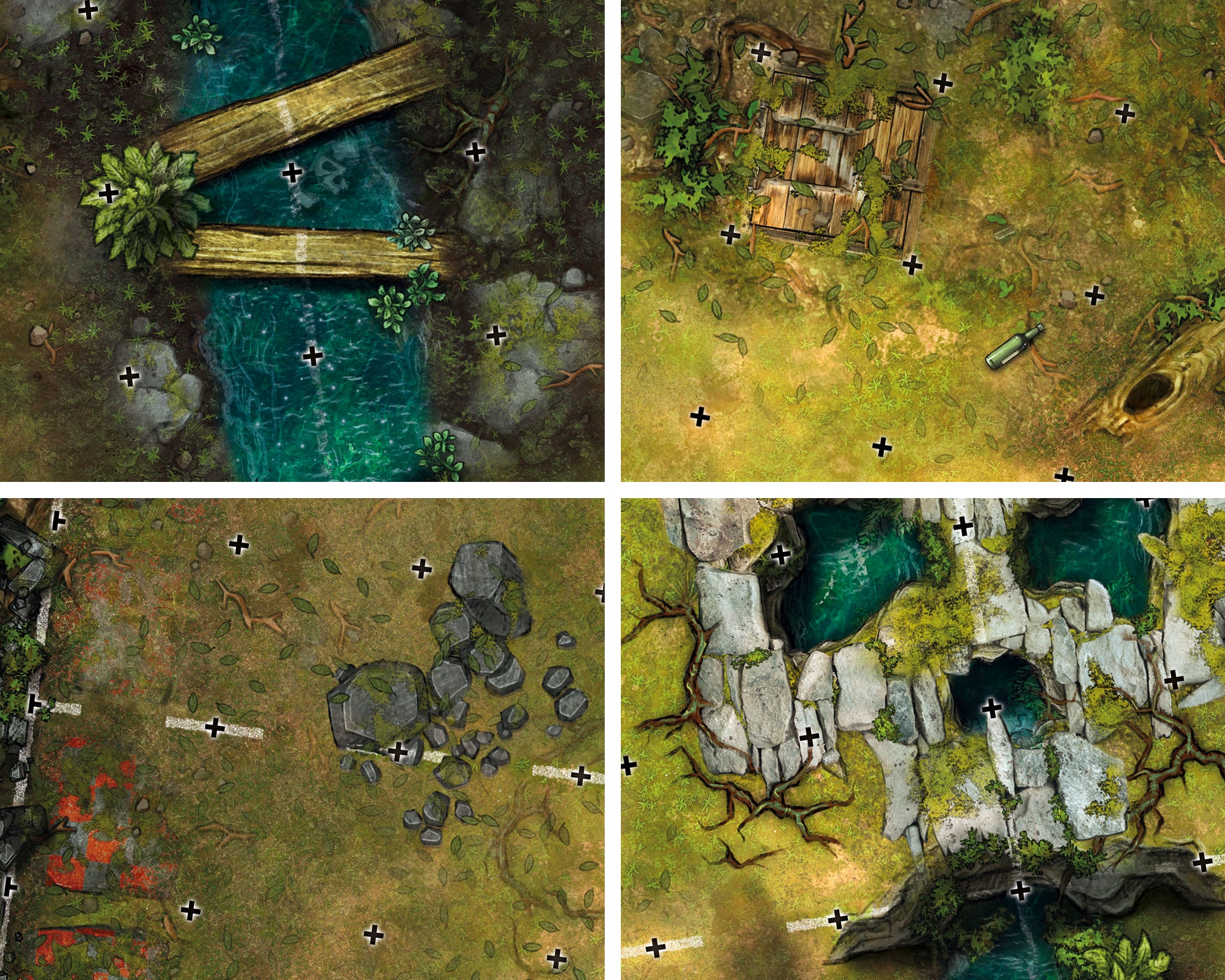 The Old Pitch & Dugouts Set