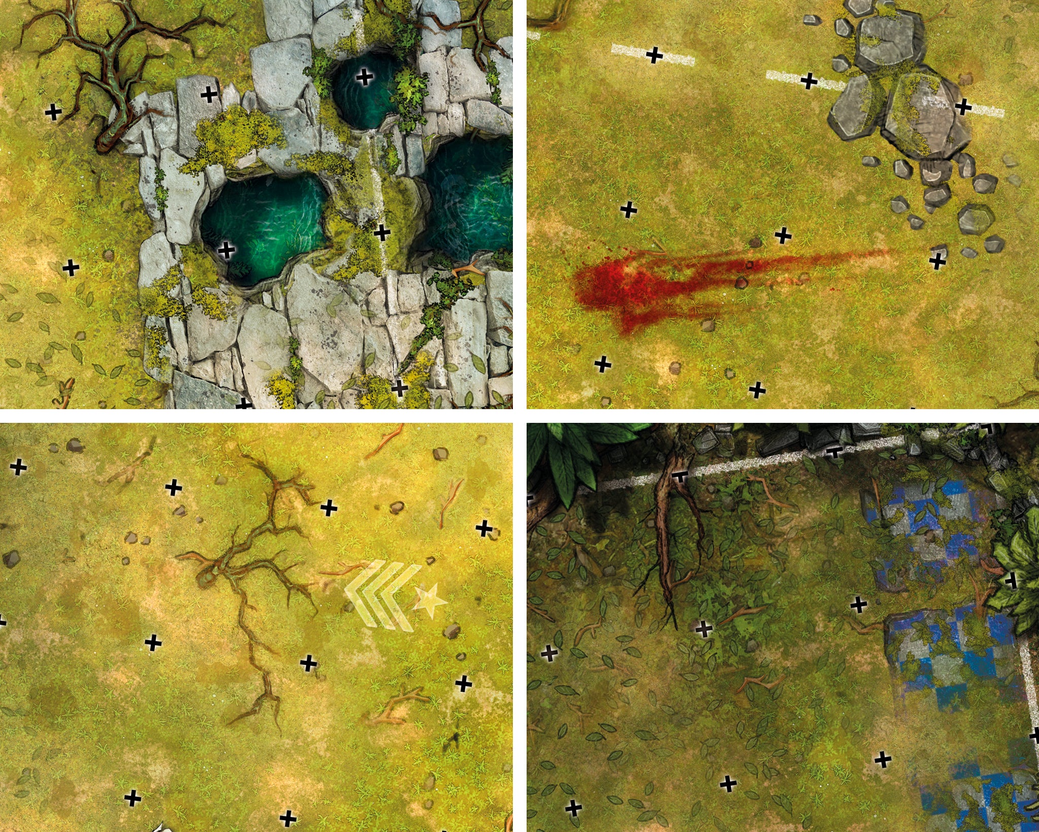 The Old Pitch & Dugouts Set