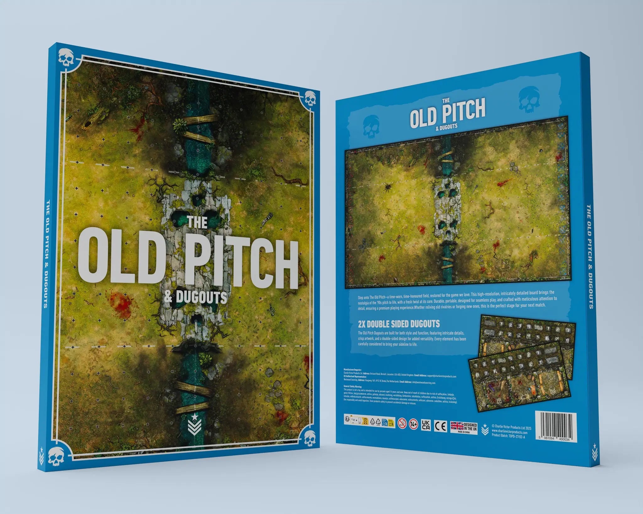 The Old Pitch & Dugouts Set Charlie Victor Products Ltd