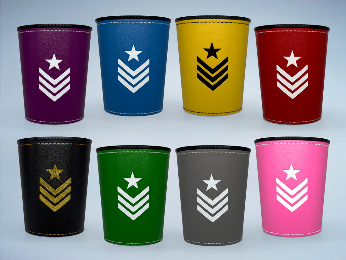 Official Charlie Victor MK.II Dice Cups & Mats